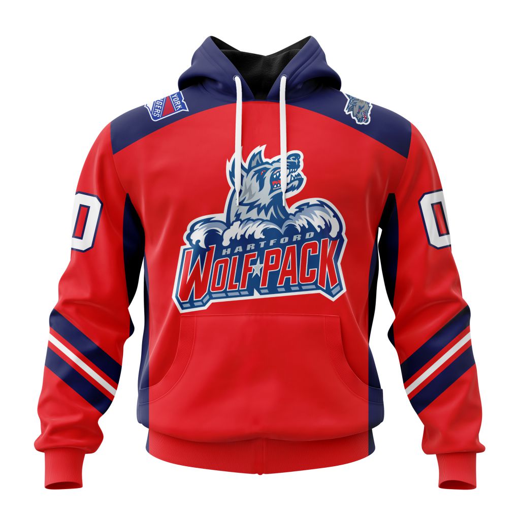 AHL Hartford Wolf Pack Personalized 2025/26 Red Design