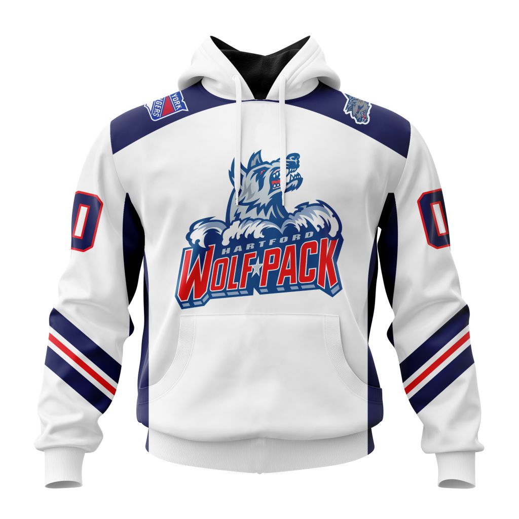 AHL Hartford Wolf Pack Personalized 2025/26 White Design