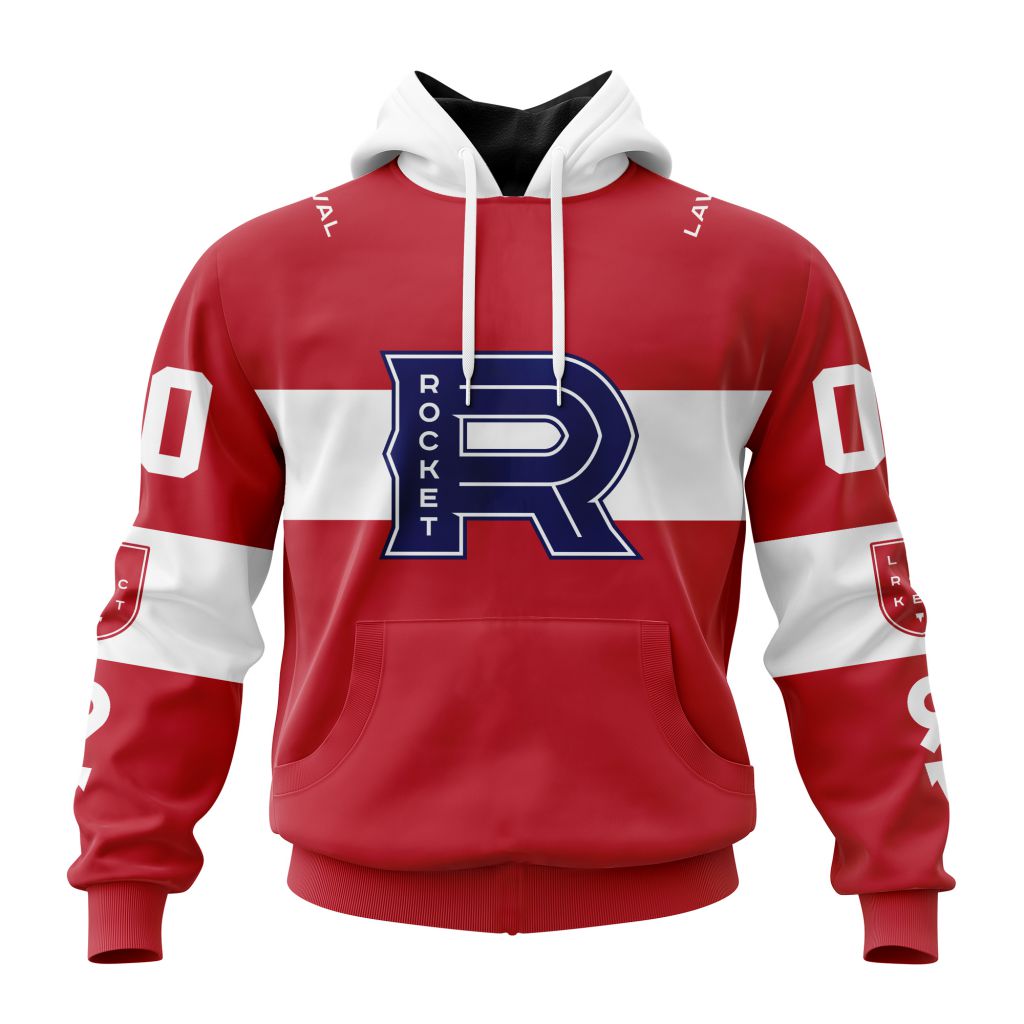 AHL Laval Rocket Personalized 2025/26 Red Design