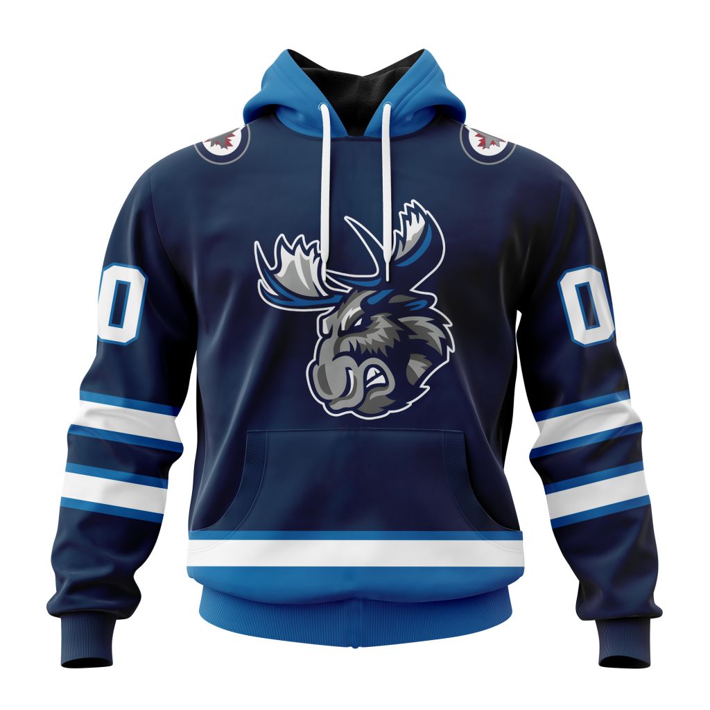 AHL Manitoba Moose Personalized 2025/26 Navy Design
