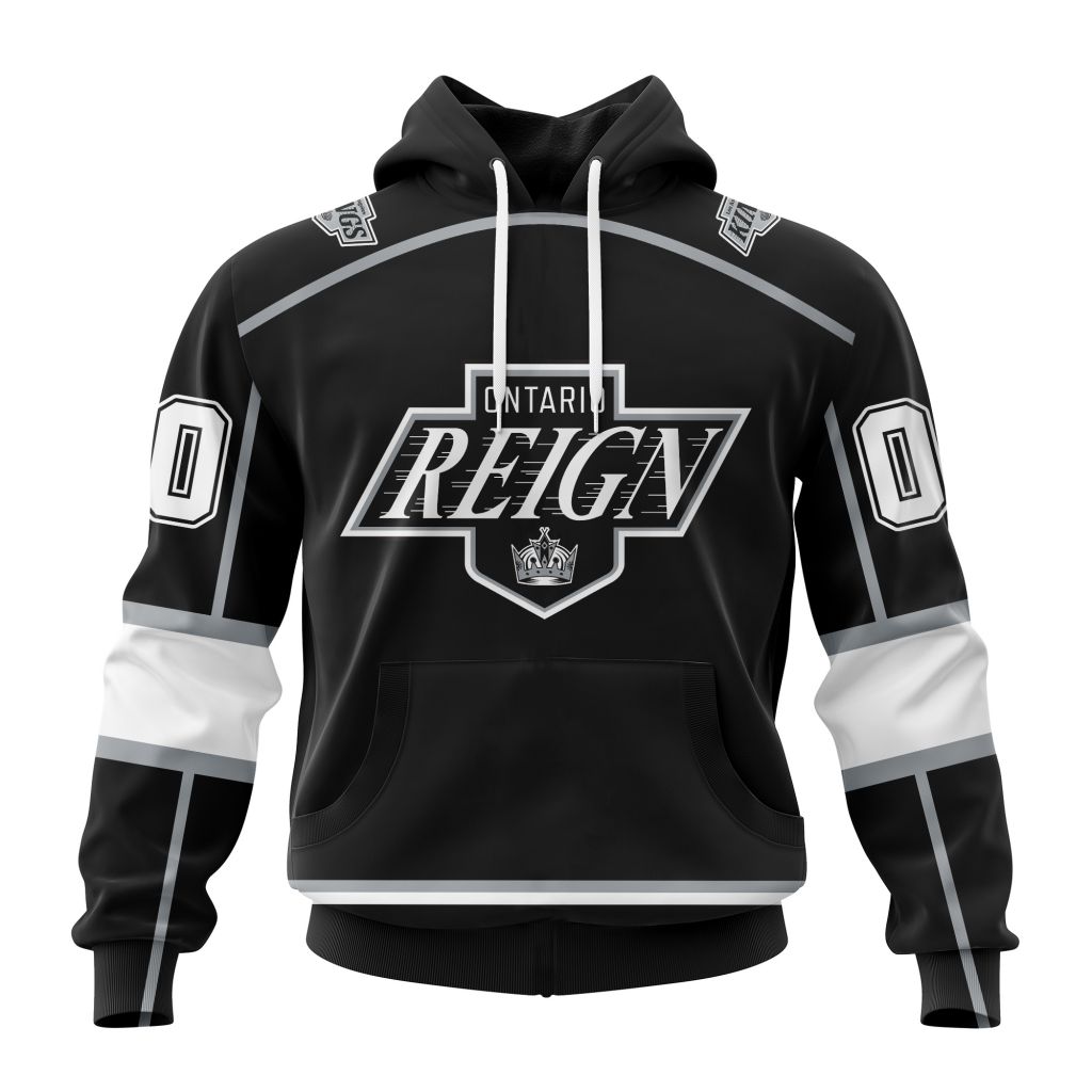 AHL Ontario Reign Personalized 2025/26 Black Design