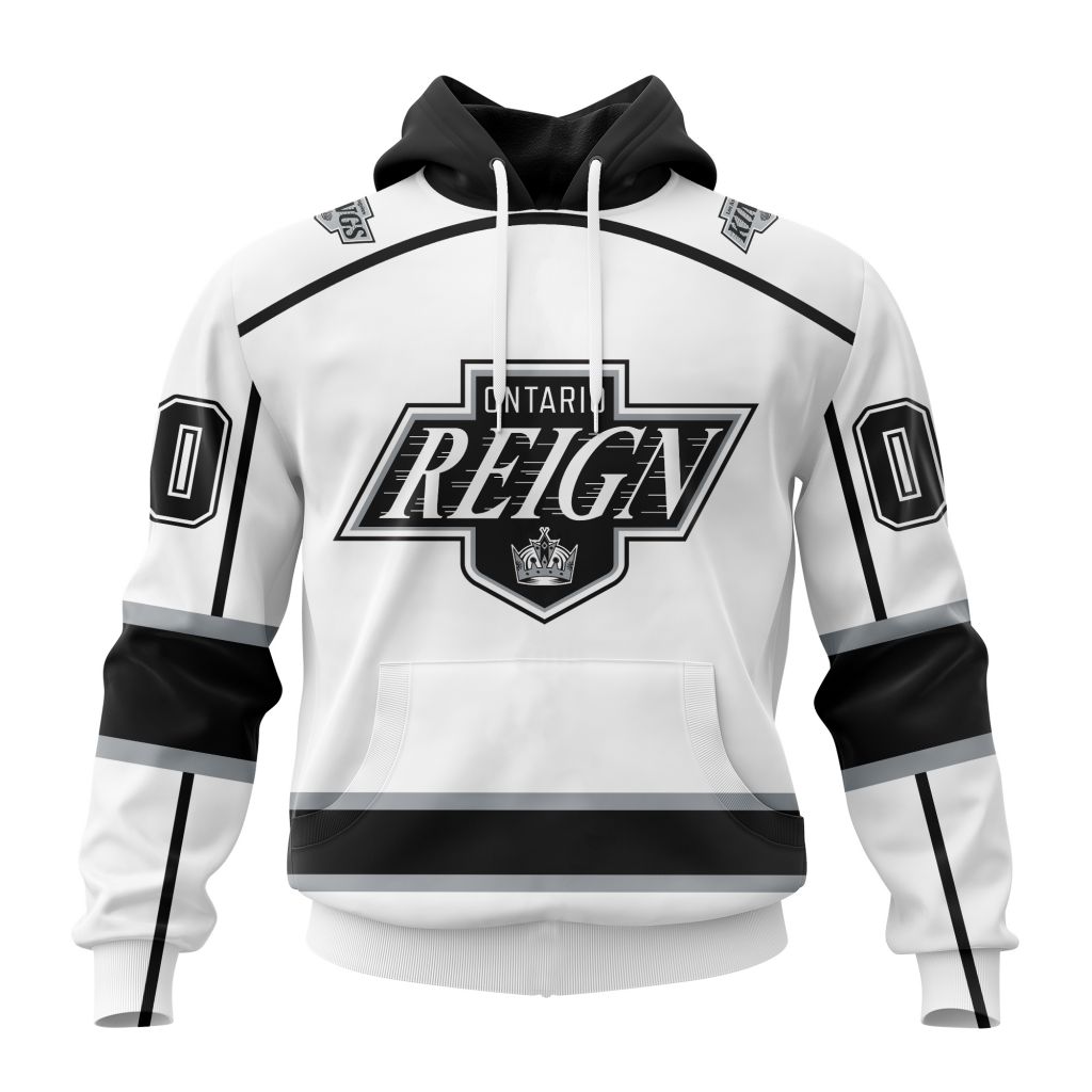 AHL Ontario Reign Personalized 2025/26 White Design