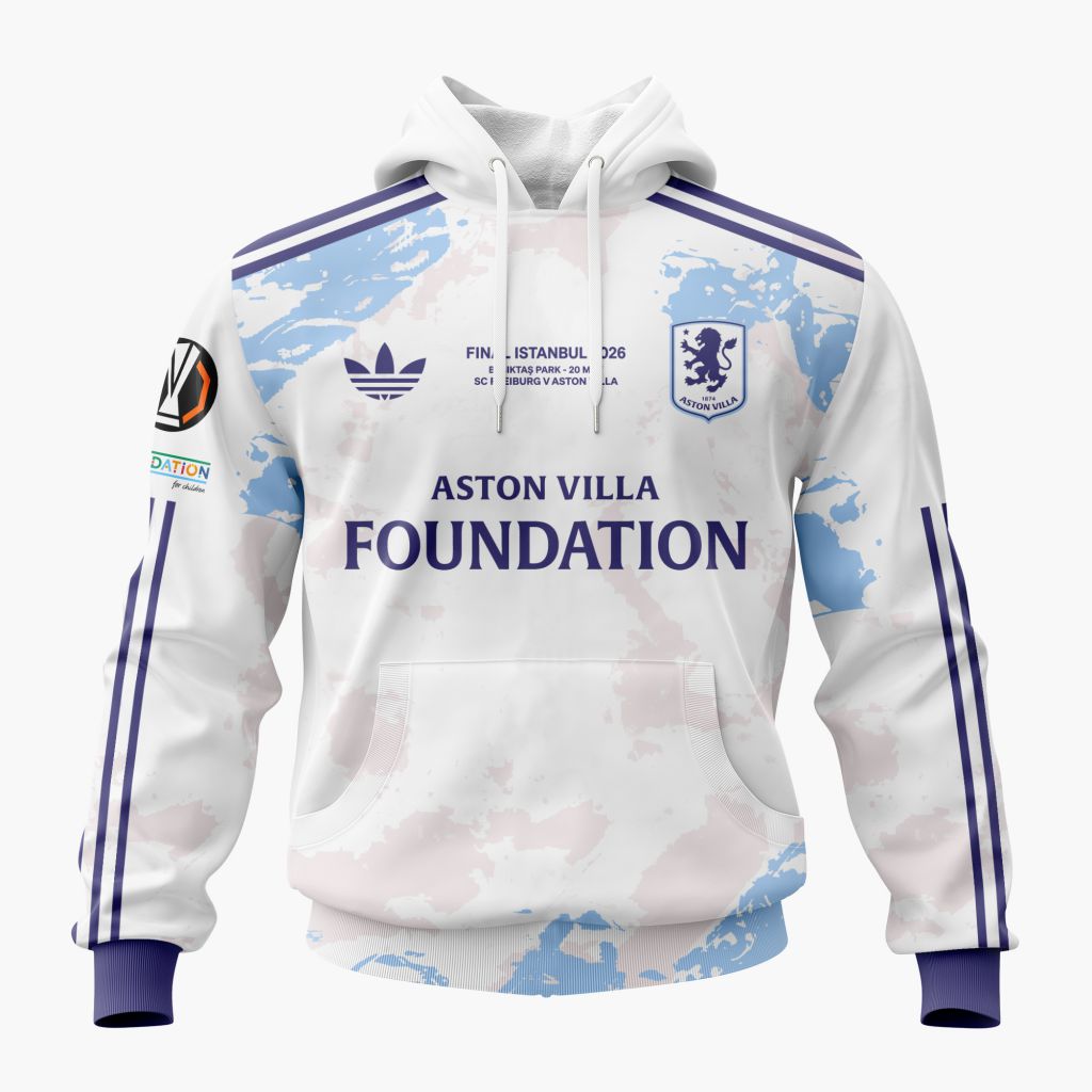 Aston Villa Personalized 2025-26 Europa League Final Third Design