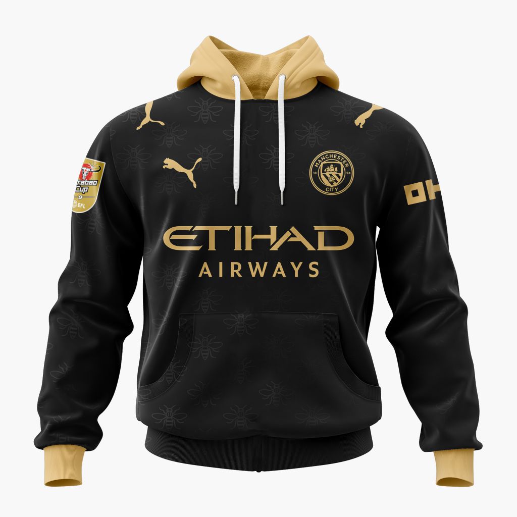 Manchester City Personalized 2026-27 Away Carabao Cup Winners Design