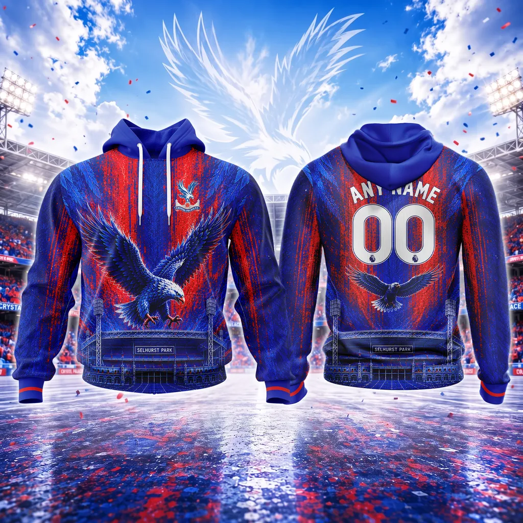 Crystal Palace Personalized Eagle Heritage Hoodie/Tshirt/Sweatshirt Design ST2601