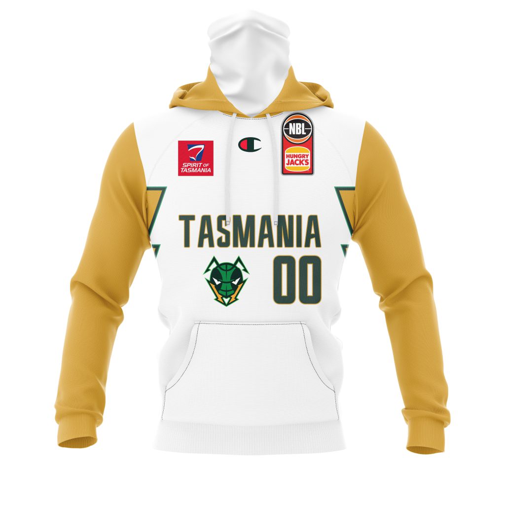 NBL Tasmania JackJumpers Away Kits 2022 Vin Wears