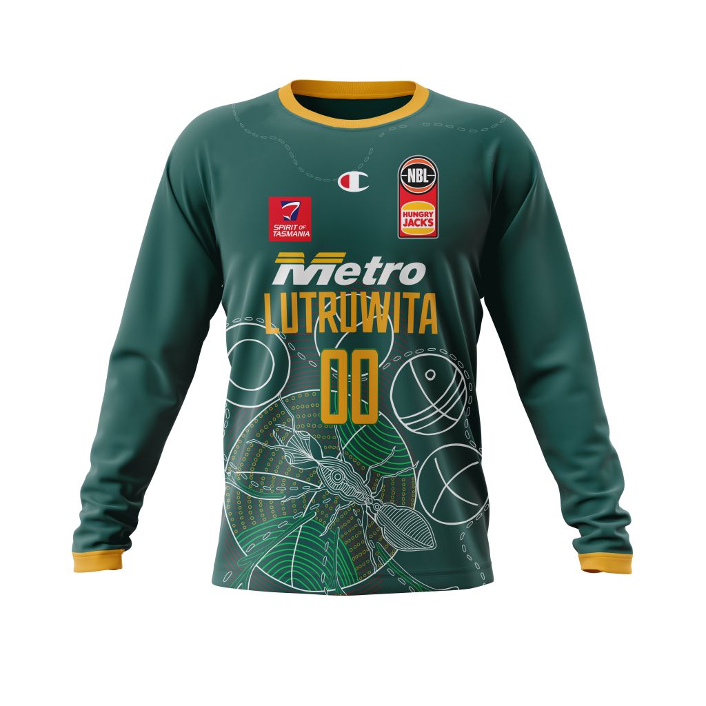 NBL Tasmania JackJumpers Indigenous Kits 2022 Vin Wears