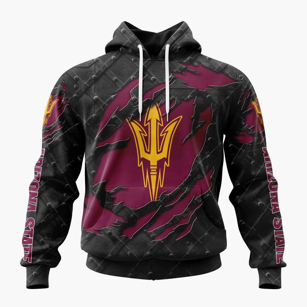 NCAA Arizona State Sun Devils Special Black Metal Design ST2601