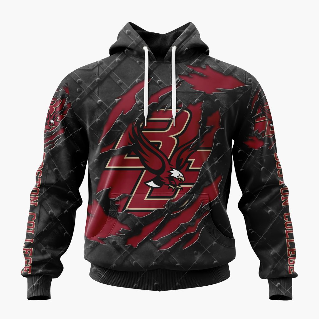 NCAA Boston College Eagles Special Black Metal Design ST2601