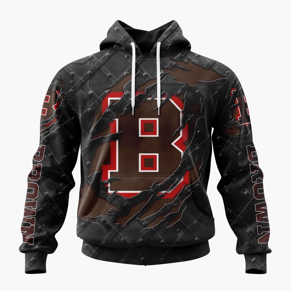 NCAA Brown Bears Special Black Metal Design ST2601