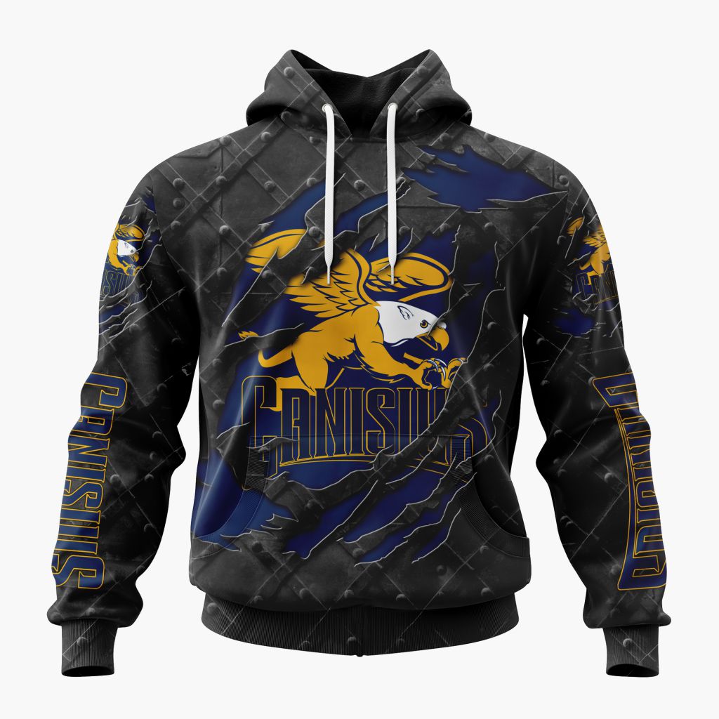 NCAA Canisius Golden Griffins Special Black Metal Design ST2601