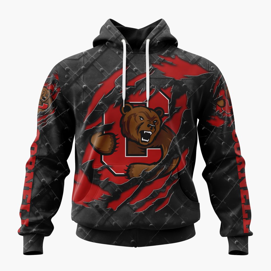 NCAA Cornell Big Red Special Black Metal Design ST2601