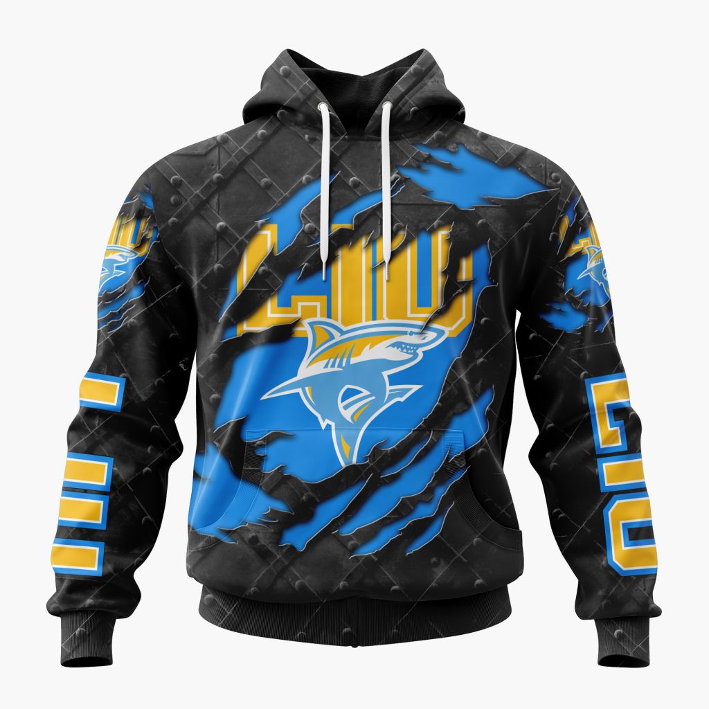 NCAA LIU Sharks Special Black Metal Design ST2601