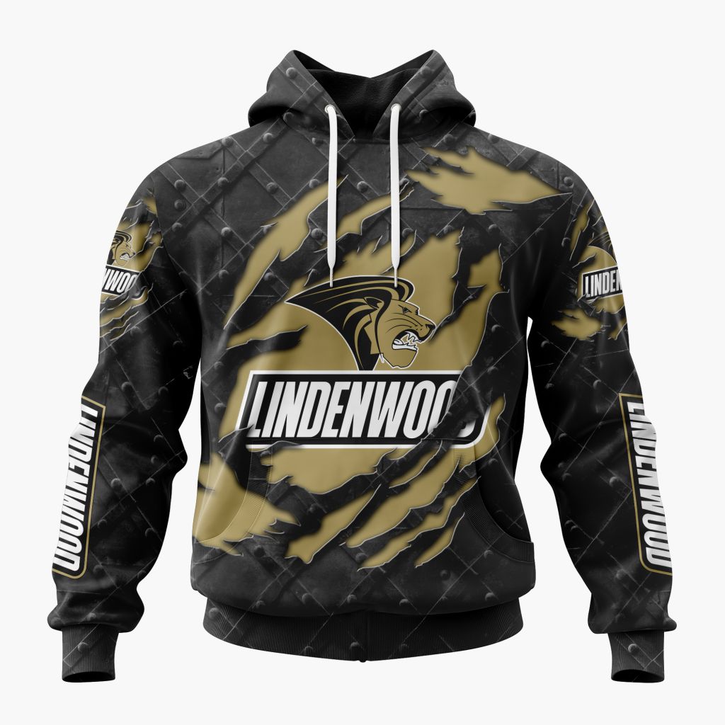 NCAA Lindenwood Lions Special Black Metal Design ST2601