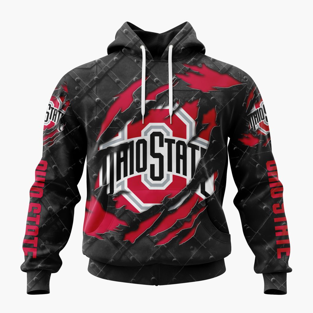 NCAA Ohio State Buckeyes Special Black Metal Design ST2601