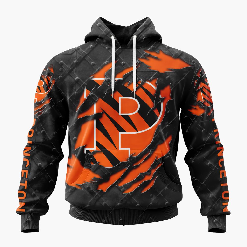 NCAA Princeton Tigers Special Black Metal Design ST2601