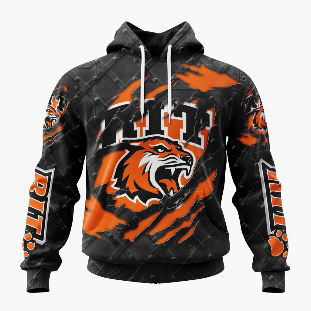 NCAA RIT Tigers Special Black Metal Design ST2601