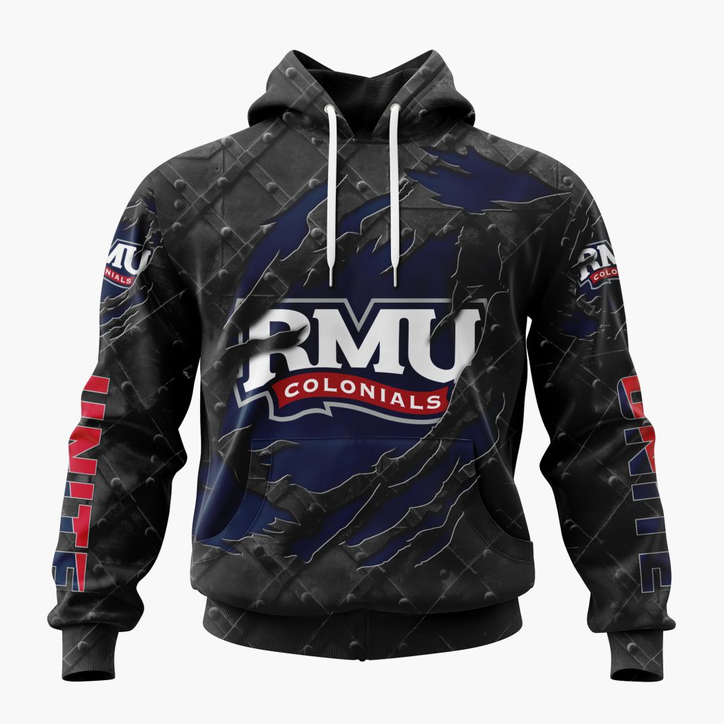 NCAA Robert Morris Colonials Special Black Metal Design ST2601