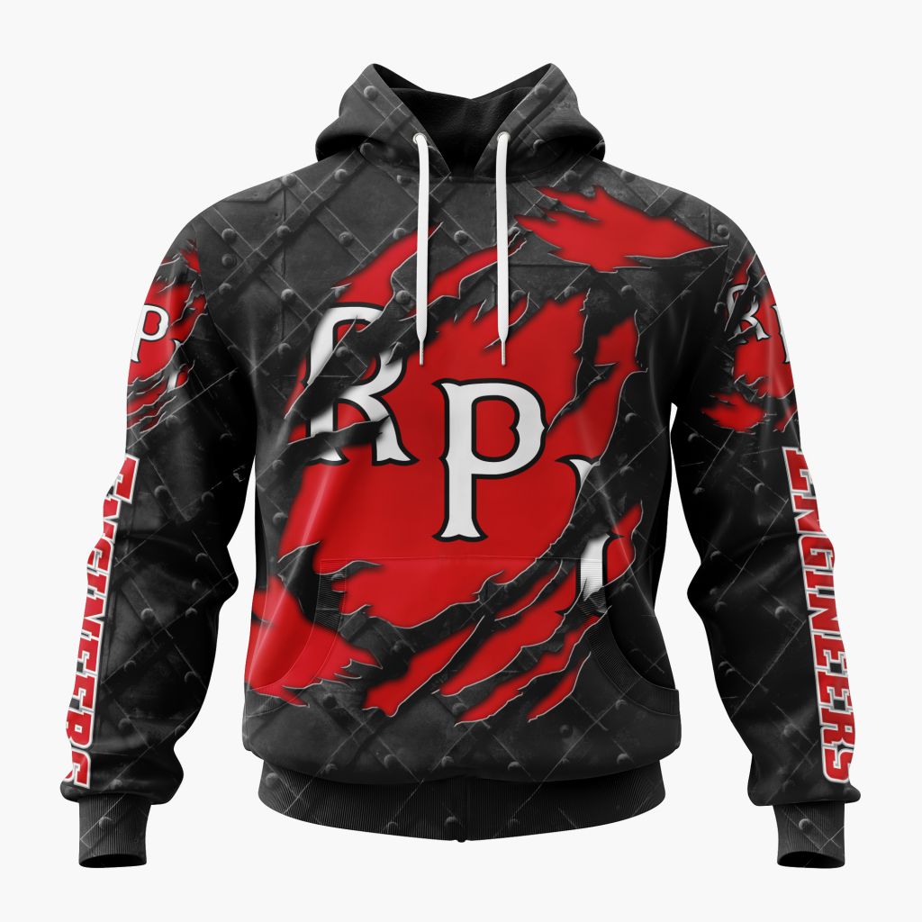 NCAA Rensselaer Engineers Special Black Metal Design ST2601