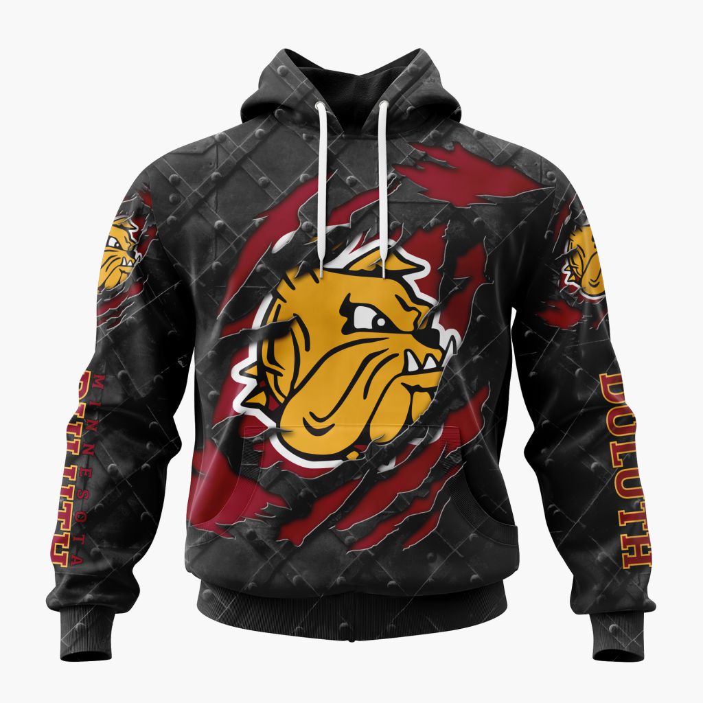 NCAA Minnesota Duluth Bulldogs Special Black Metal Design ST2601