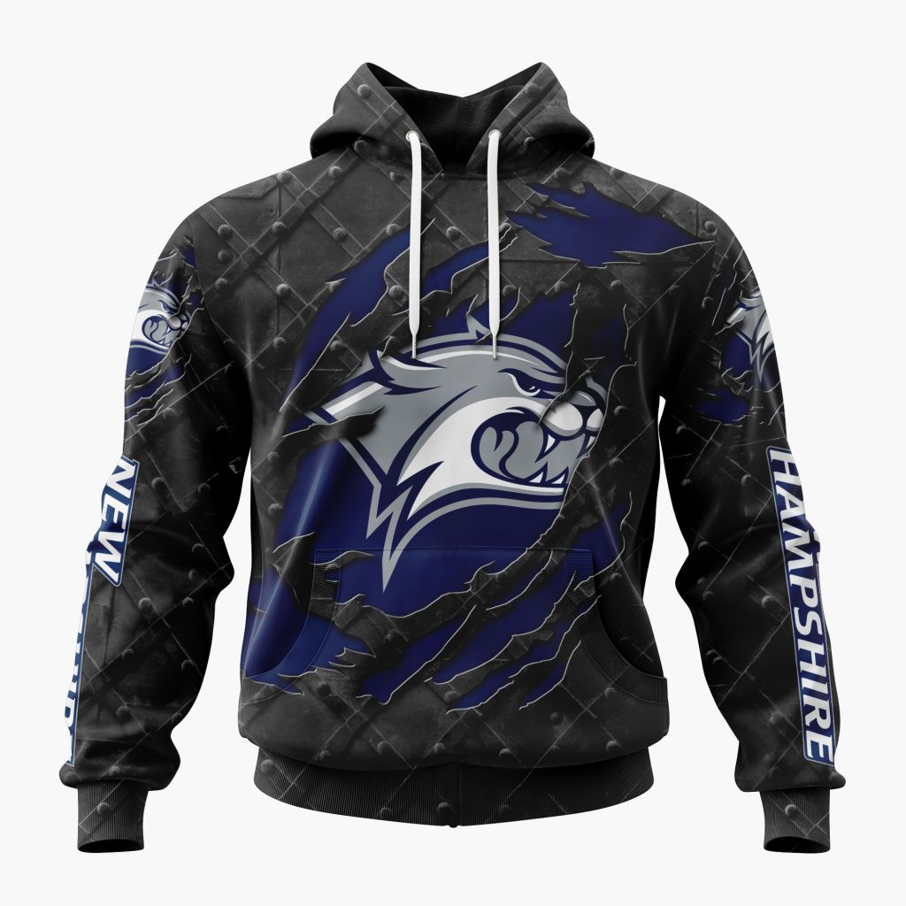 NCAA New Hampshire Wildcats Special Black Metal Design ST2601