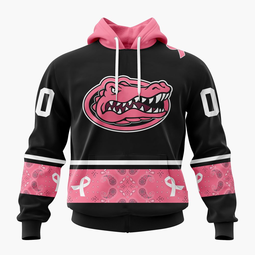 Florida Gators Personalized Pink Fight Breast Cancer Design