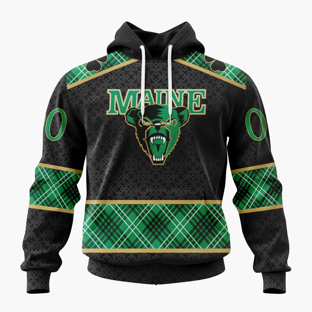 NCAA Maine Black Bears Personalized St.Patrick's Day Design ST2602
