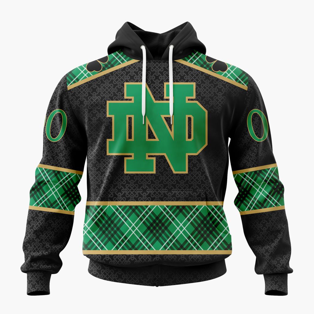 NCAA Notre Dame Fighting Irish Personalized St.Patrick's Day Design ST2602