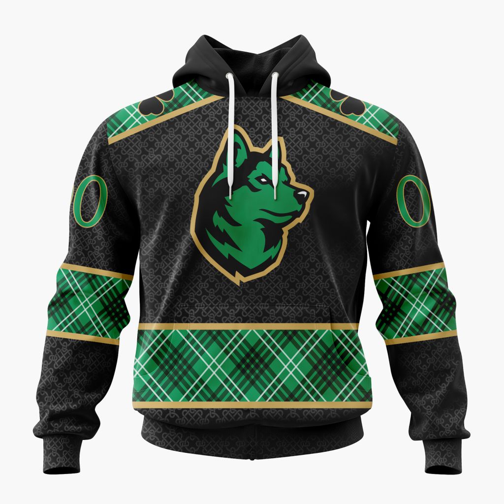 NCAA Northeastern Huskies Personalized St.Patrick's Day Design ST2602