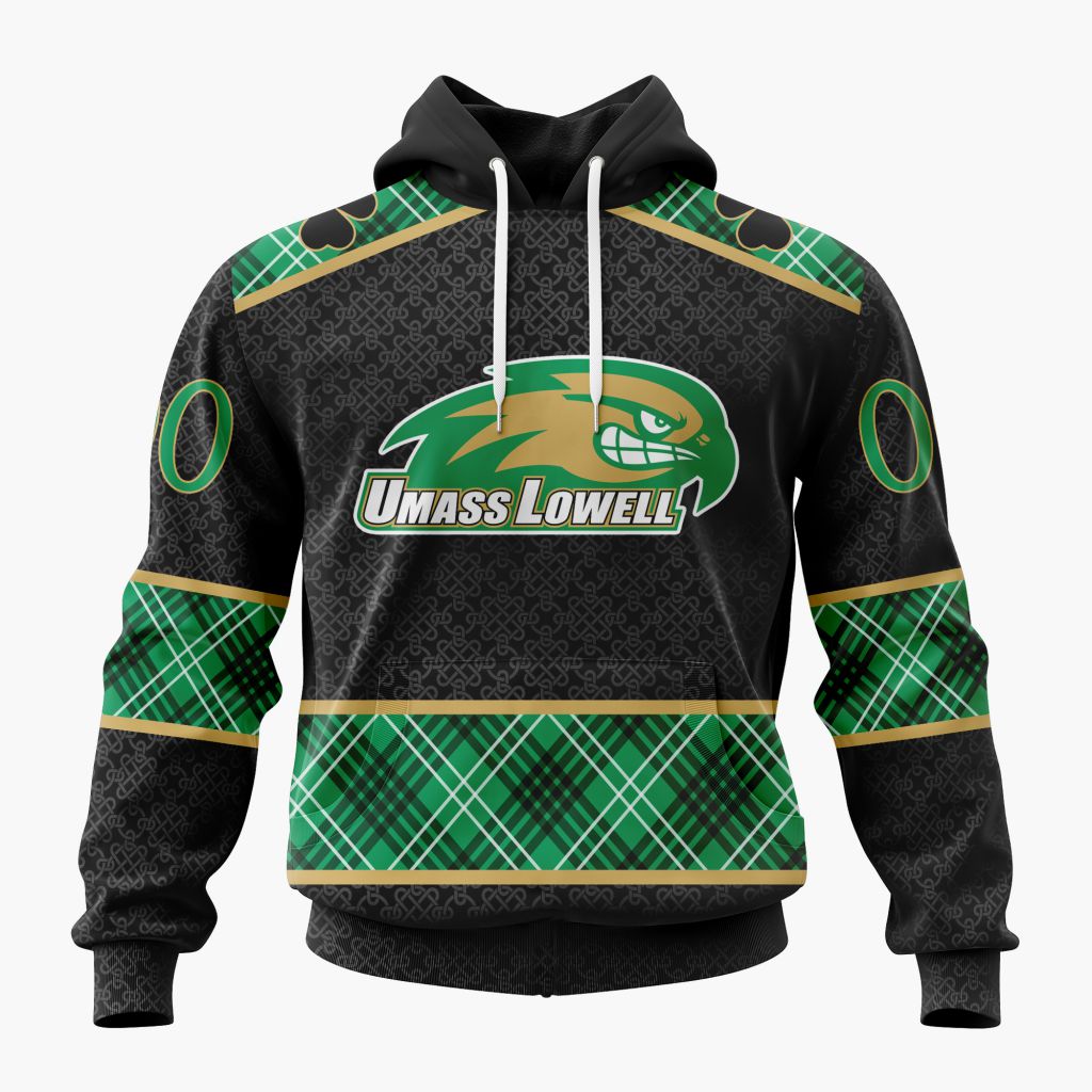 NCAA UMass Lowell River Hawks Personalized St.Patrick's Day Design ST2602