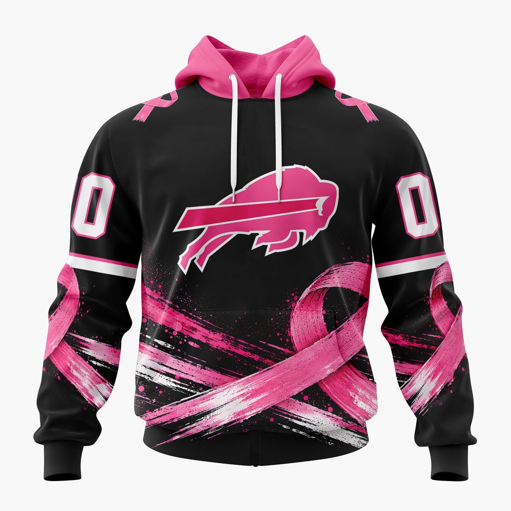 NFL Buffalo Bills Personalized Pink Fights Breast Cancer Design ST2601