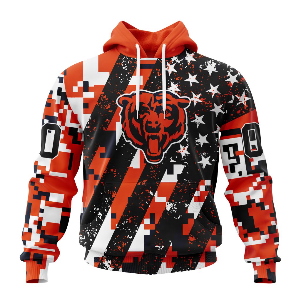 NFL Chicago Bears Special Camo Design For Veterans Day ST2302