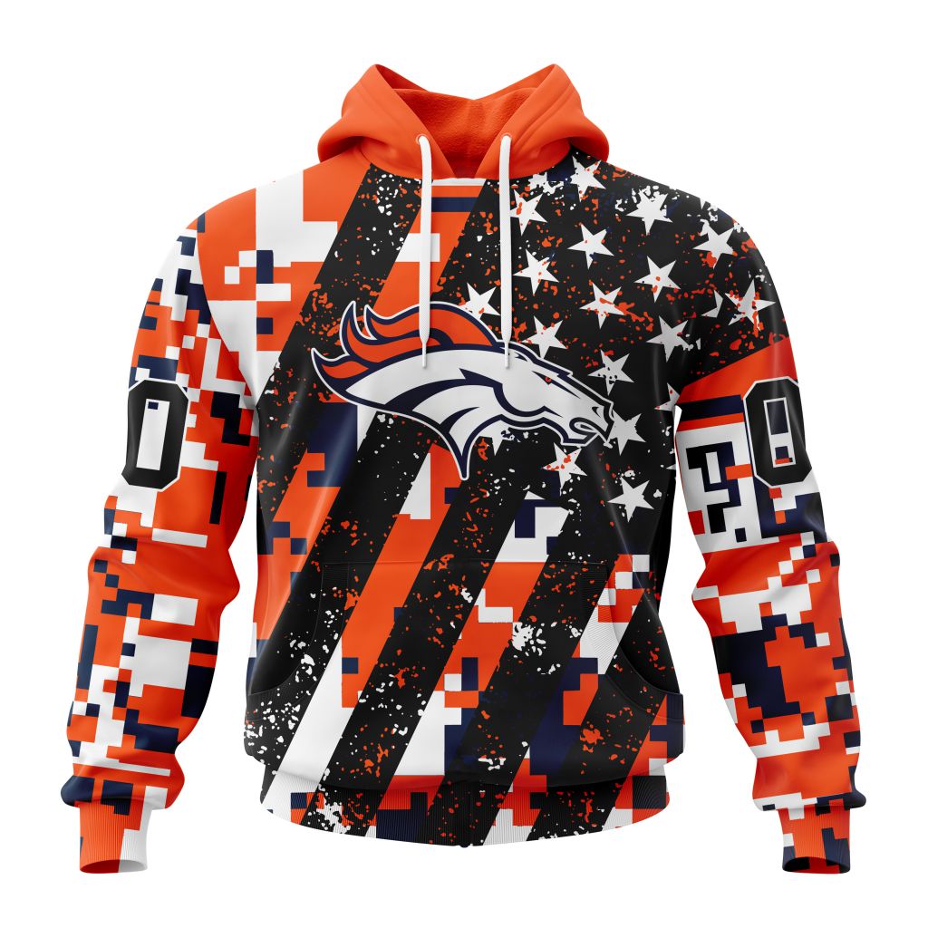 NFL Denver Broncos Special Camo Design For Veterans Day ST2302