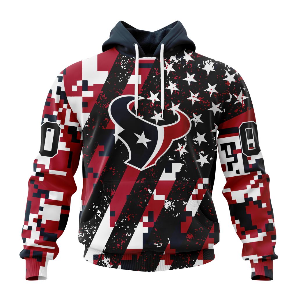 NFL Houston Texans Special Camo Design For Veterans Day ST2302