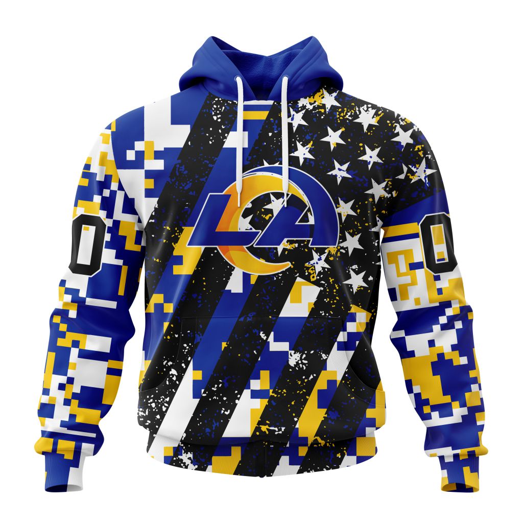 NFL Los Angeles Rams Special Camo Design For Veterans Day ST2302