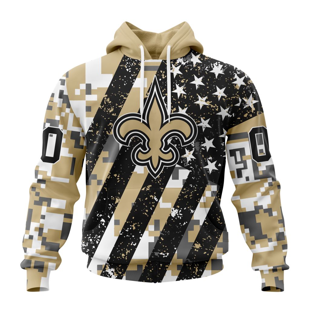 NFL New Orleans Saints Special Camo Design For Veterans Day ST2302