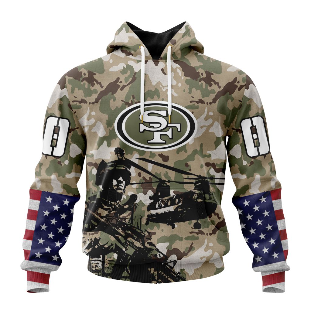 NFL San Francisco 49ers Special Salute To Service Design ST2304