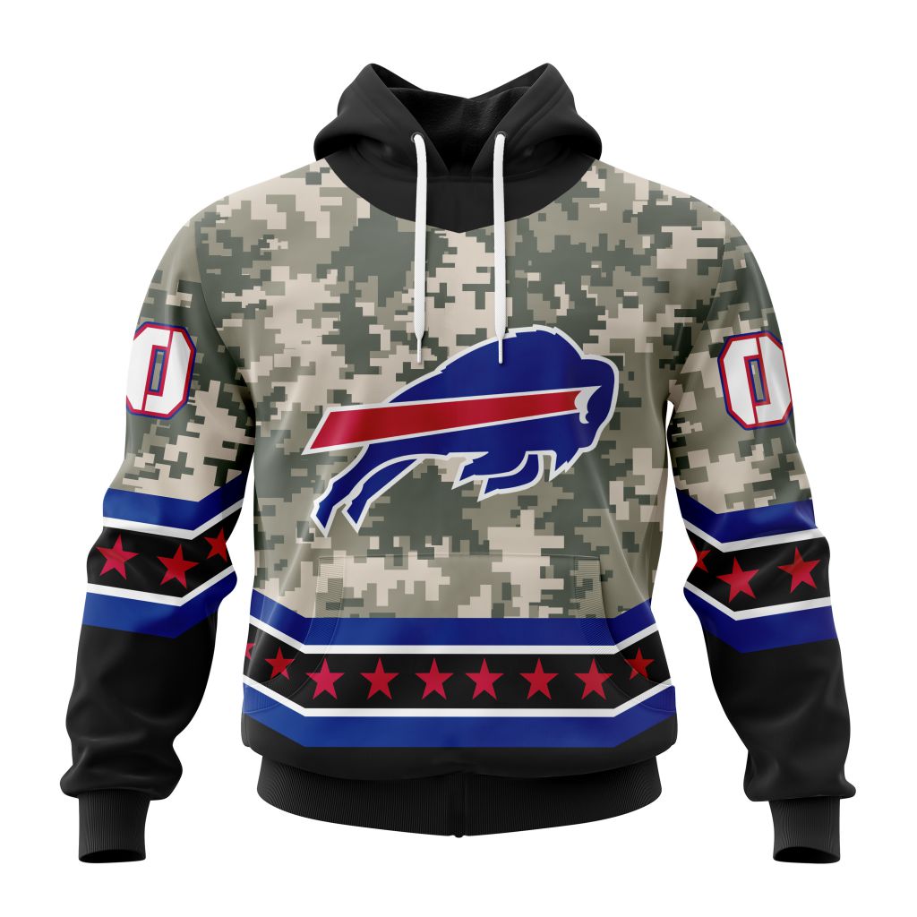 NFL Buffalo Bills Special Camo Design For Veterans Day ST2301
