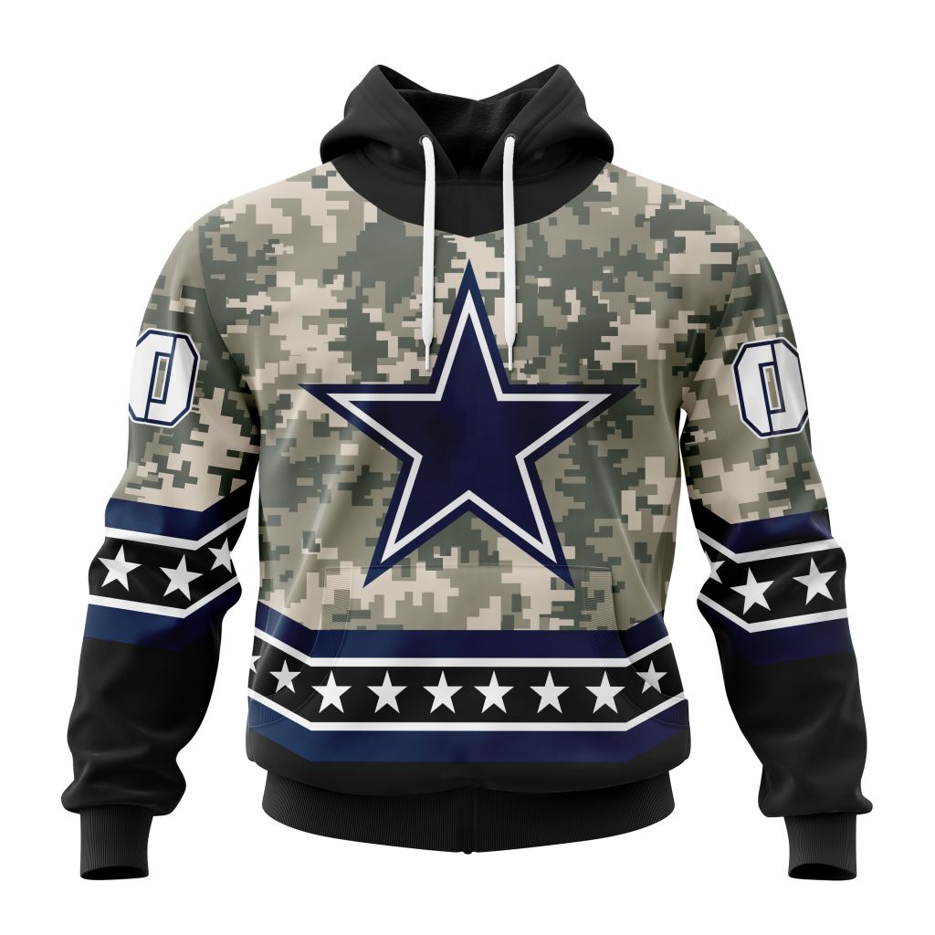 NFL Dallas Cowboys Special Camo Design For Veterans Day ST2301