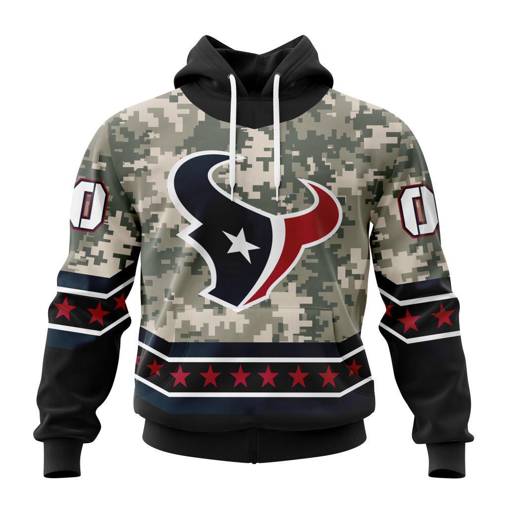 NFL Houston Texans Special Camo Design For Veterans Day ST2301