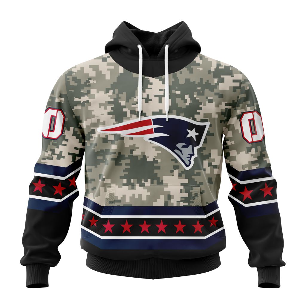 NFL New England Patriots Special Camo Design For Veterans Day ST2301