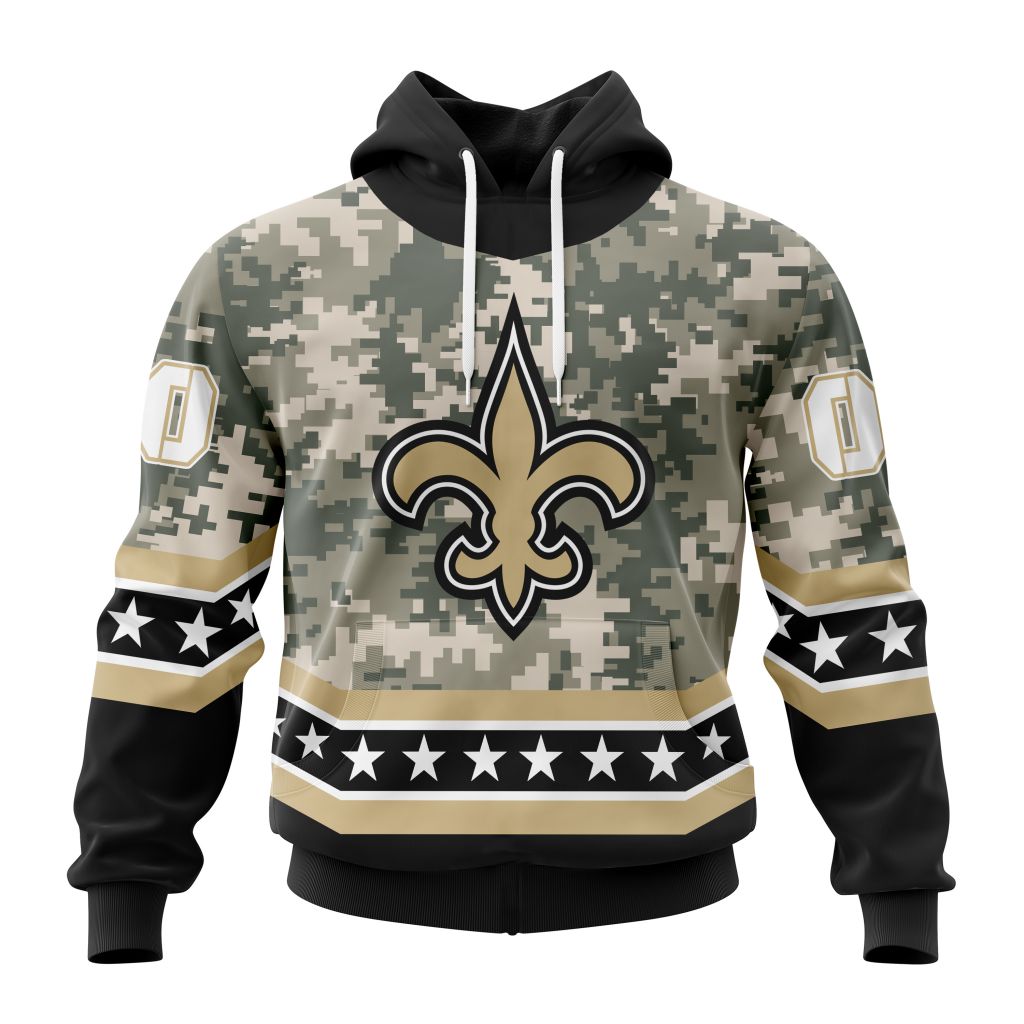 NFL New Orleans Saints Special Camo Design For Veterans Day ST2301