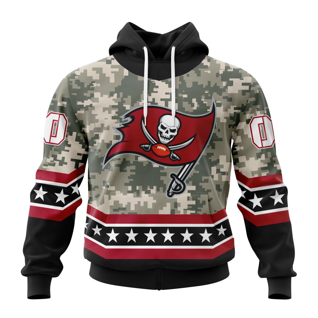 NFL Tampa Bay Buccaneers Special Camo Design For Veterans Day ST2301