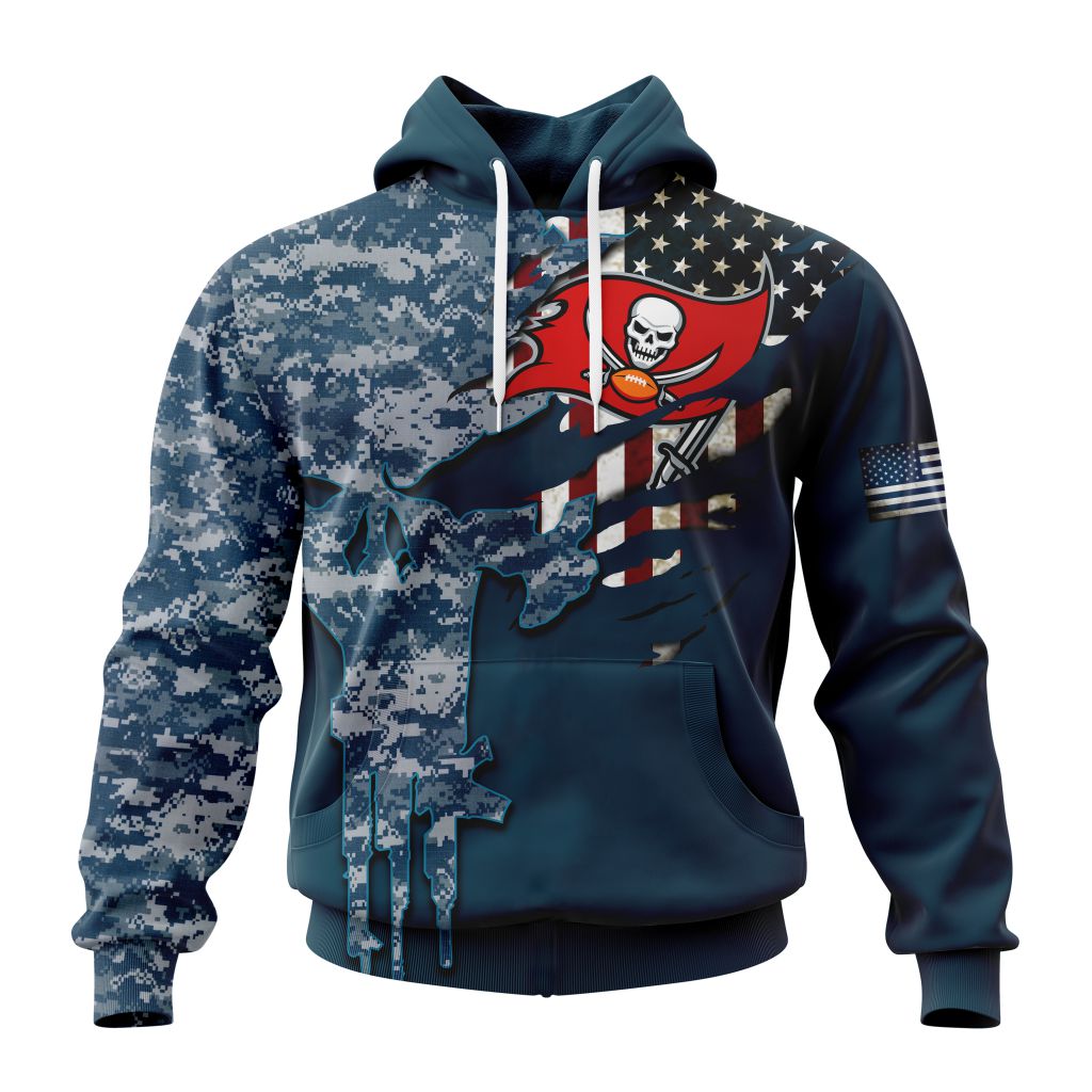 NFL Tampa Bay Buccaneers Special Navy Camo Veteran Design ST2301