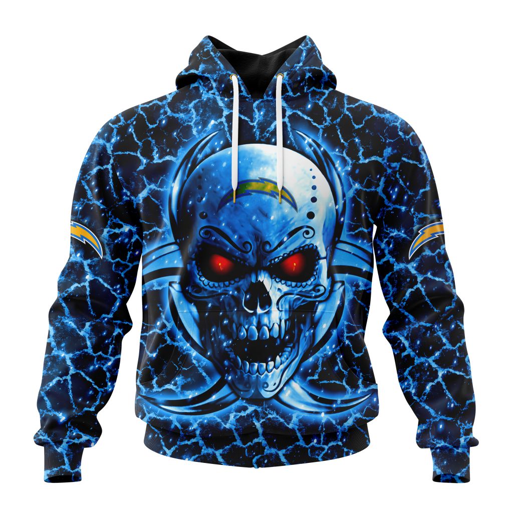 NFL Los Angeles Chargers Special Skull Art Design ST2303
