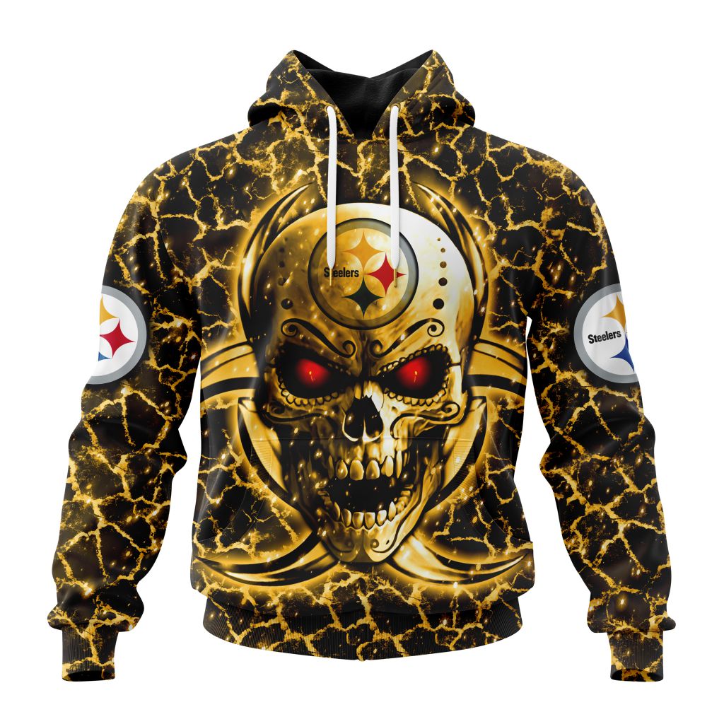 NFL Pittsburgh Steelers Special Skull Art Design ST2303