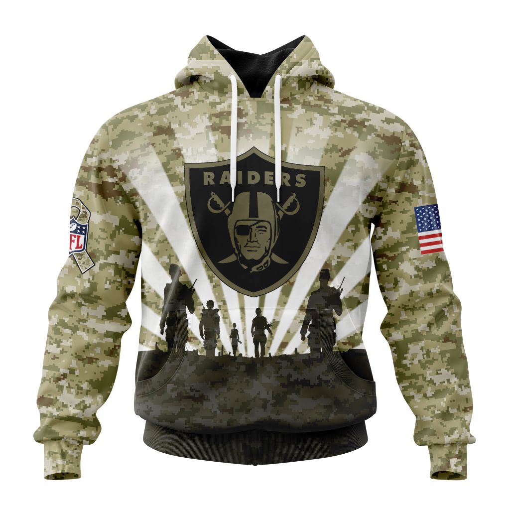 NFL Las Vegas Raiders Salute To Service – Honor Veterans And Their Families ST2201