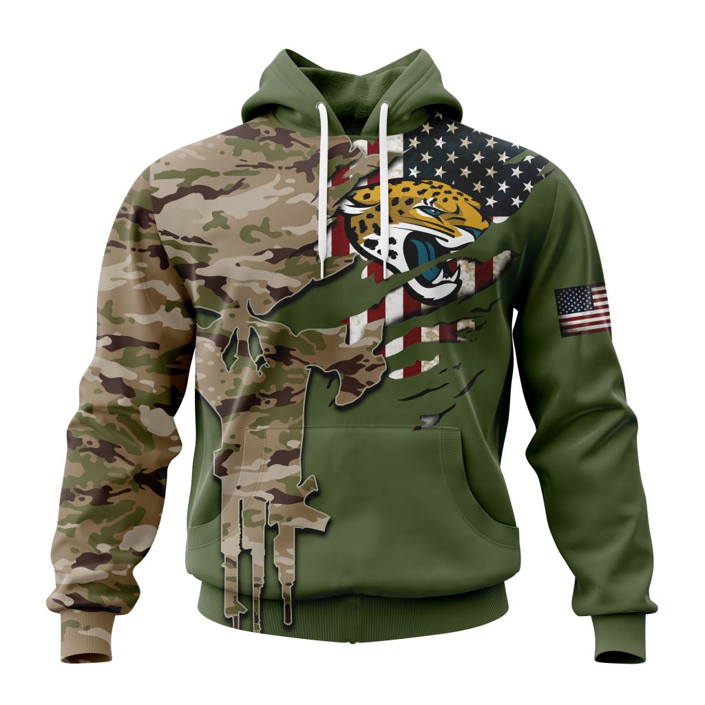 NFL Jacksonville Jaguars Special Camo Design For Veterans Day GK9