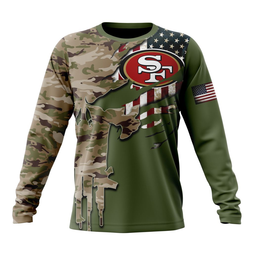 NFL San Francisco 49ers Special Camo Design For Veterans Day ST2303 ...