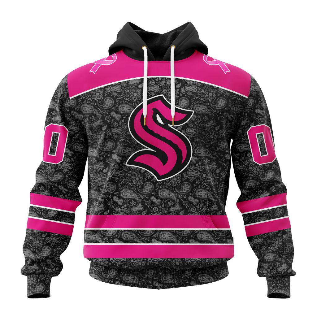 NHL Seattle Kraken Special Pink In The Rink Fight Breast Cancer ST2301 ...